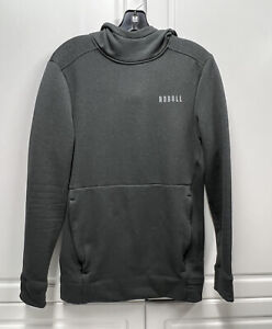 NOBULL Performance Hoodie Gray Pullover Sweatshirt Zipper Pockets - Small S