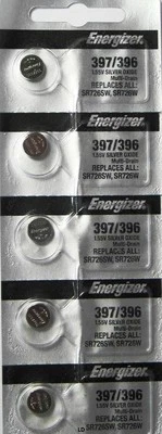 ENERGIZER 397/396 SR726SW SR726W (5 件) 手表电池全新授权卖家 — 第 1/4 张图片