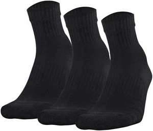 Under Armour 299470 Adult Training Cotton Quarter Socks, 3-pairs , Black, Medium - Picture 1 of 5