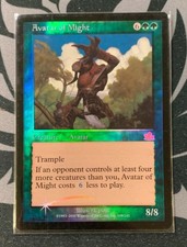 Avatar of Might FOIL Prophecy LIGHT PLD Green Rare MAGIC MTG CARD