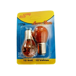 1157NA  AMBER  Bulb 10/2 Pack total 20 bulbs Front turn signal - Picture 1 of 2