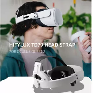 Adjustable Comfortable Head Strap For Oculus Quest 2 Virtual Reality Accessories - Picture 1 of 12