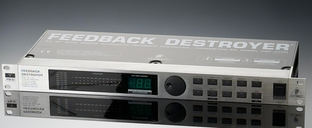 BEHRINGER FEEDBACK DESTROYER 「DSP 1100P」 Behringer DSP 1100P Feedback Destroyer Pro Rack Unit | eBay
