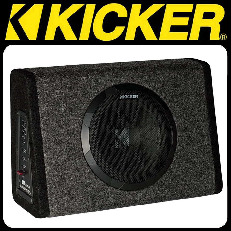 KICKER Active Subbox PT250 25cm Aktivsubwoofer Bass Subwoofer Gehäusesubwoofer