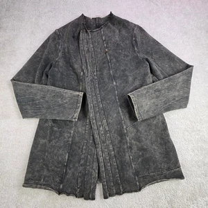 Chaqueta Testimony Los Angeles French Terry Frente Abierto Talla L Verde Lavado Mineral - Imagen 1 de 7