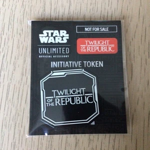 Star Wars Unlimited Twilight of the Republic Initiative Token Promo - Sealed - Picture 1 of 2