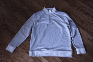 Bugatchi Quarter Zip Pullover Men’s Long Sleeve size Medium Gray - Picture 1 of 7