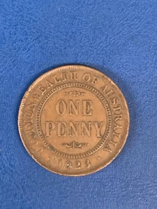 AUSTRALIAN . 1923 ONE PENNY -:- IN CIRCULATED CONDITION. - Picture 1 of 2