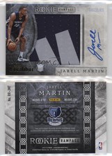 2015-16 Excalibur Rampage Jumbo Jersey Prime /25 Jarell Martin Rookie Auto RC