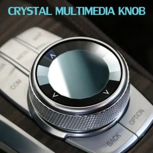 Car Crystal Multimedia Button Knob Cover Trim For BMW F25 F30 F10 F11 F20 iDrive - Bild 1 von 12