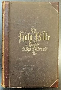 Hitchcock's New Complete Analysis Of Holy Bible Old & New Testaments Religion - Foto 1 di 10