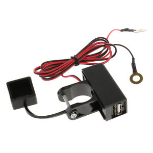 12V-80V Motorcycle USB Powerport Charger for Smartphone iPhone Android GPS