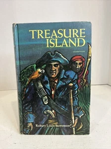 Treasure Island Book R L Stevenson Golden Illustrated Classic 1965 Copy - Picture 1 of 4