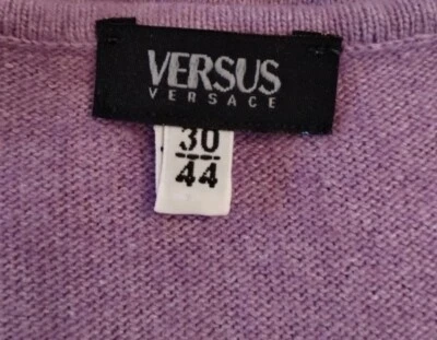 Versus Versace Cashmere, Wool, Viscose Blend Sleeveless Top with sequins. - Image 1 of 4