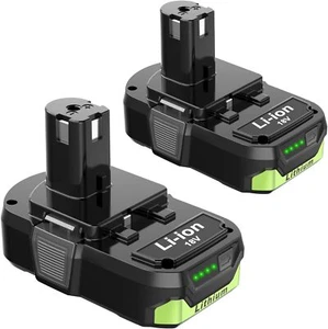 2 PACK 18V 4.0Ah Lithium-Ion Battery For RYOBI ONE+ 18V P103 P104 P105 P107 P108 - Picture 1 of 6