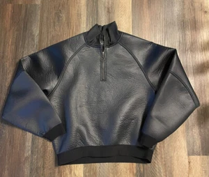 Alec Les Filles Womens Black Shirt/Half Zip Pullover - Picture 1 of 4