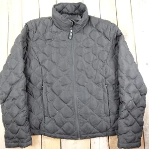 Reaction Kenneth Cole Black Down Jacket Womens Size M - Picture 1 of 5
