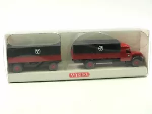 Wiking 85551 Magirus S 7500 Pritschen Lastzug HENKEL TEROSON 1/87 Werbemodell HO - Picture 1 of 4