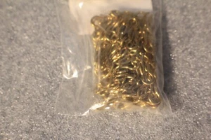 100 PACK MESSING SINKER AUGEN #2 GRÖSSE BRANDNEU - Bild 1 von 2