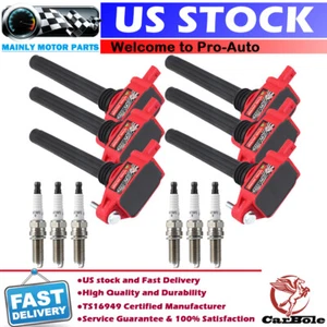 6 Pack Performance Ignition Coil & Iridium Spark Plug For Dodge Jeep Ram UF648 - Picture 1 of 15