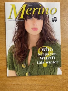 Lana Grossa Merino Edition 4 Knitting Pattern Book - Picture 1 of 2