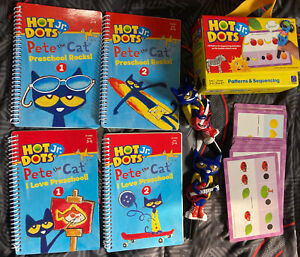 2 Hot Dots Jr. Cat Pen, Alphabet, Shapes Patterns Numbers Interactive Learning