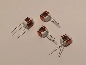 5uH 2A SQUARE COIL CHOKES, USEFUL FERRITE RING (x4) fba15a - Picture 1 of 1