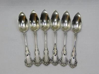 6 Вт Посеребренные ложки Rogers BERKSHIRE 1897 столовые приборы фрукты апельсин - Изображение 1 из 4