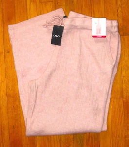 Pantaloni jogger donna DKNY misto cashmere con coulisse nuovi con etichette varie taglie e colori - Foto 1 di 13
