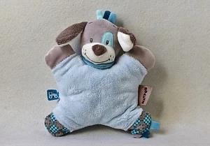 Nattou Hund Cyril hellblau Rassel Stofftier Plüschtier Kuscheltier Kissen (T165) - Bild 1 von 1