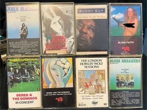 Eric Clapton Cassette Tapes Mixed Lot Vintage Cassettes READ - Picture 1 of 2
