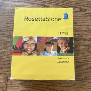 Rosetta Stone Japanese Level 1, 2 & 3 Set 3 Full Version for Windows Mac - Afbeelding 1 van 2