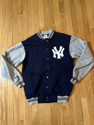 Chaqueta abotonada Majestic Yankees vintage años 80/90 para hombre talla mediana hecha en EE. UU. Foto 1 de 4