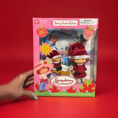 Ban Dai 2003 raro pastel corto de fresa Berry Sweet Brothers y DVD - nuevo sellado Foto 1 de 2