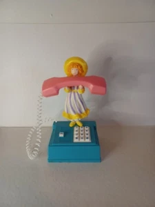 Telefono parlante Holly Hobbie 1990. Ha 8 frasi telefoniche!! Testato e funzionante. - Foto 1 di 3