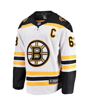 Camiseta deportiva para hombre Fanatics Brad Marchand blanca Boston Bruins Away Breakaway talla XL Foto 1 de 4