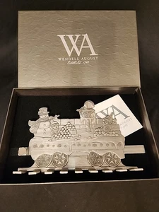 Wendell August Forge Aluminum Christmas Train Santas Express Snow Car  - Picture 1 of 9