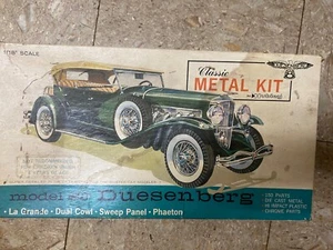Vintage Hubley 1/18 Scale Metal Model SJ Duesenberg Car Toy Die Cast Kit USA - Picture 1 of 10