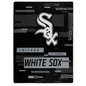 Chicago White Sox Plush 60" by 80" Twin Size Digitize Raschel Blanket-MLB - Picture 1 of 1