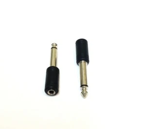(2) Belkin Audio 6,3 mm (1/4") spina phono mono connettore adattatore jack da 3,5 mm - Foto 1 di 1