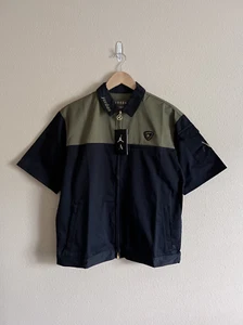 Aleali May x Jordan Zip Crew Shirt - Size XS - Black Olive - DJ0629-010 - NEW - Picture 1 of 8