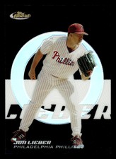 2005 Finest Black Refractor #108 Jon Lieber Phillies /99