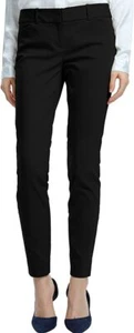 SATINATO Women's Straight Pants Stretch Slim Skinny Solid Trousers - Picture 1 of 3