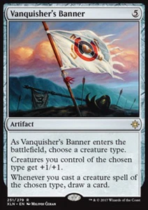 MTG VANQUISHER's BANNER ITALIAN EXC - VESSILLO DEL TRIONFATORE - XLN - MAGIC - Imagen 1 de 1