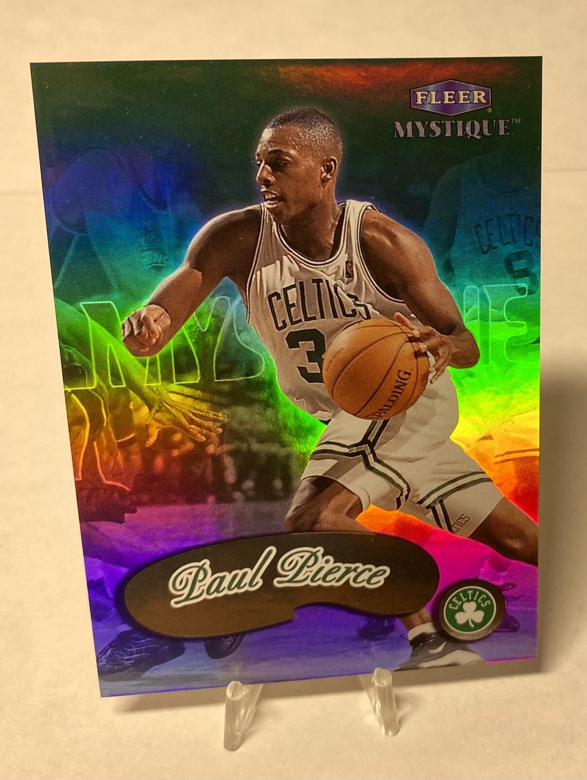 Paul Pierce 1999-00 Fleer Mystique Gold REFRACTOR #48 Boston Celtics
