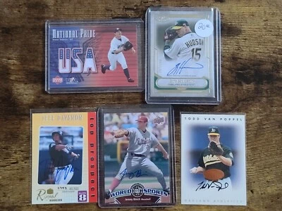 Athletics Baseball Players Autos/Jersey/Drafts Trading Card Lot #2 - Image 1 of 4