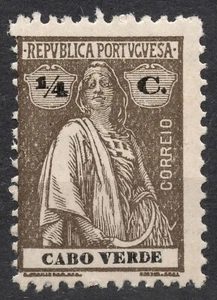 SG174 Sn:#144 1914 1/4 c Portuguese Cabo Verde - Ceres, MNH - Bild 1 von 2