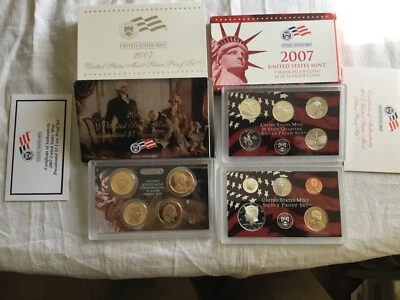 2007 US Mint 7 Silver Proof Coins / 10 of 14 Proof Coins - Image 1 of 4