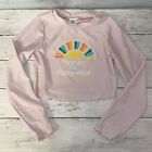 Art Class Target Rash Guard Sunrays & Happy Days Light Pink Lettuce Edge S 6 Nwt