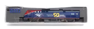 N Scale Kato 176-6037 Amtrak 108 P42 Phase VI 50th Anniversary DCC Ready - Picture 1 of 3